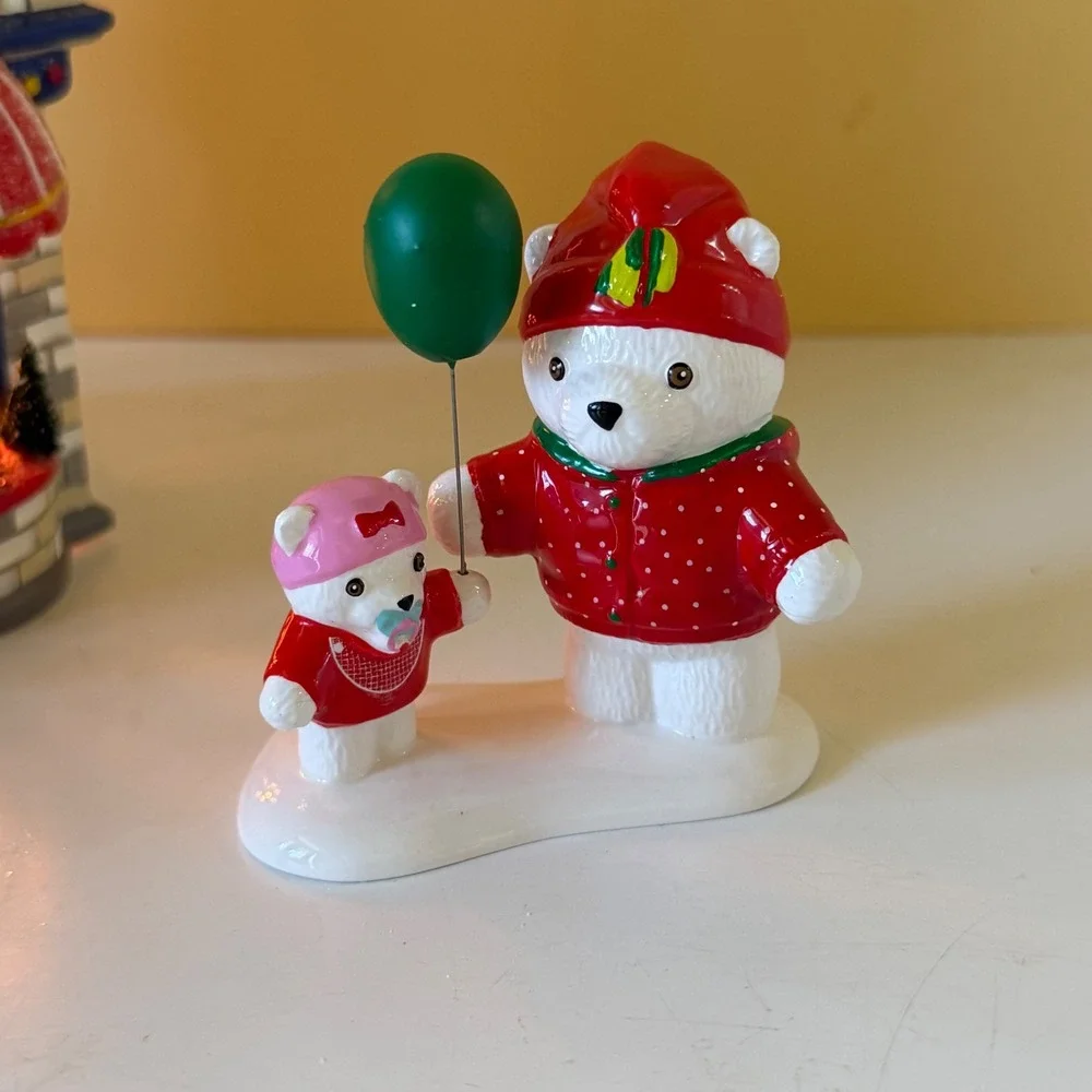 Department 56 Santabear Village Santabear's Toy Shop 56.05825 Set of 3 Retired